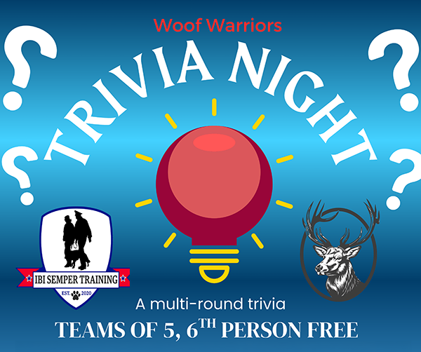 Woof Warriors Trivia Night